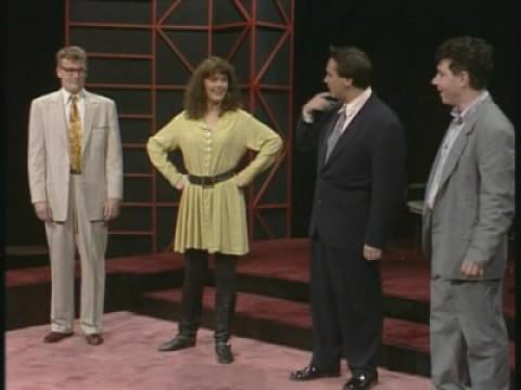Greg Proops, Josie Lawrence, Tony Slattery, John Sessions