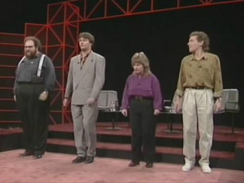 Mike McShane, Sandi Toksvig, Paul Merton, Jim Sweeney