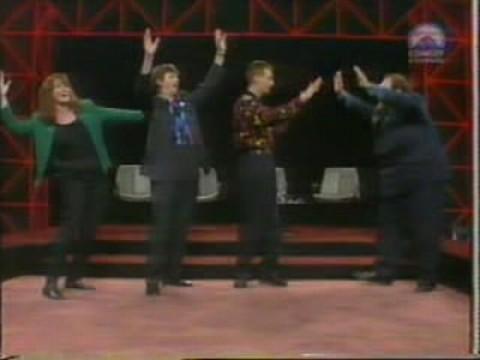 Josie Lawrence, Paul Merton, Julian Clary, Mike McShane