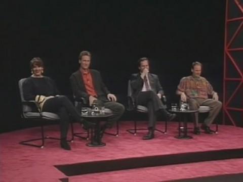 Josie Lawrence, Ryan Stiles, Chris Smith, Jim Meskimen