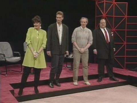 Josie Lawrence, Ryan Stiles, Colin Mochrie, Mike McShane