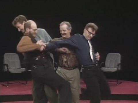 Ron West, Ryan Stiles, Colin Mochrie, Greg Proops