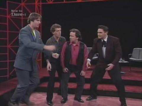 Jim Sweeney, Steve Steen, Paul Merton, Tony Slattery