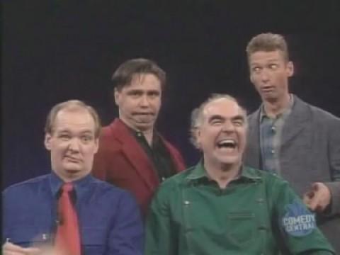 Steve Frost, Colin Mochrie, Ryan Stiles, Tony Slattery