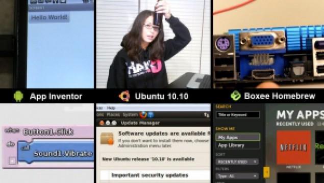 Android App Inventor, Building a Boxee Box, Ubuntu 10.10