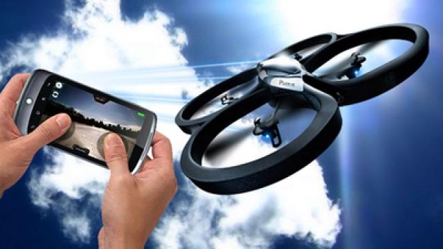 The Flying Video Game: Parrot AR.Drone 2.0 at CES 2012!
