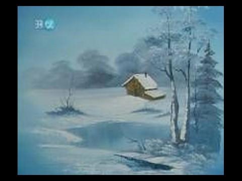 Frozen Beauty in Vignette