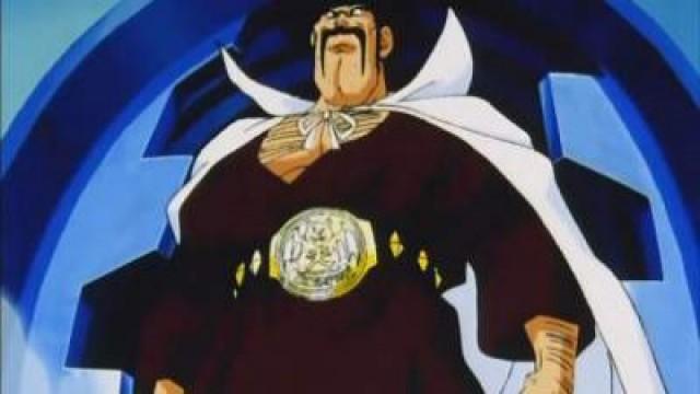 Mr. Satan alle prese con Majin Bu