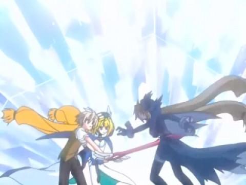 Valkyrie volando en los cielos