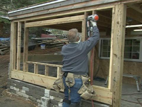 Sculpture Studio Extension - Walls