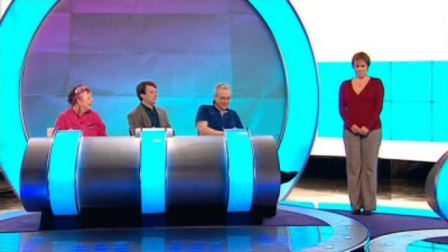 Carol Vorderman, Larry Lamb, Jo Brand and Russell Howard
