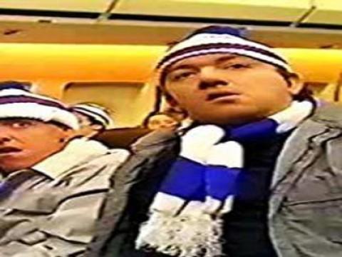 Football Supporters On A Plane