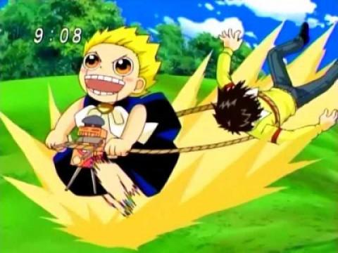 Batalla en el parque, Zatch contra ¿Kiyomaru?