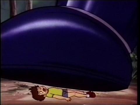 Le gambe del grande Mazinga