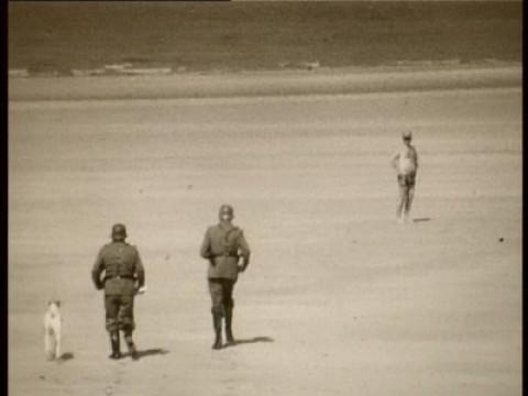 Op het strand