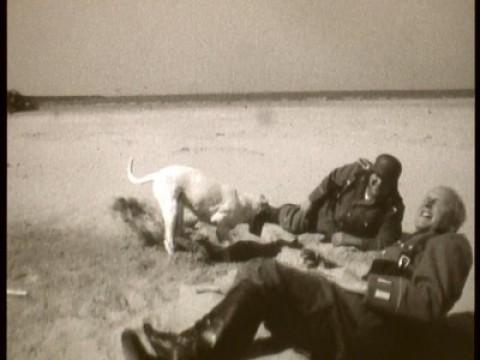 Op het strand