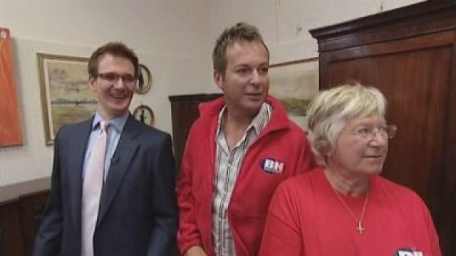 Julian Clary and Matthew Cottle