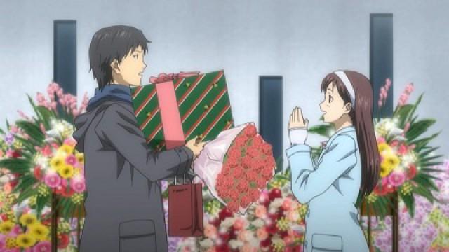 The vase was leaning toward one side, yet you didn't notice? Because there was not even a drop of water left.