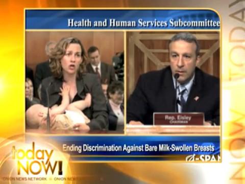 Advocacy Group: Mothers Have Right To Expose Milk-Engorged Breasts In Public