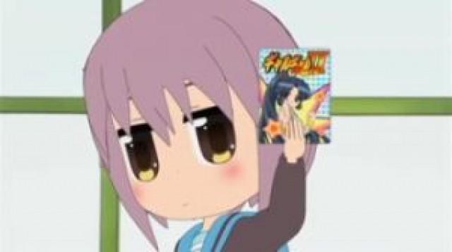 Kyon-kun, Nagato-san.... Nagato-san...