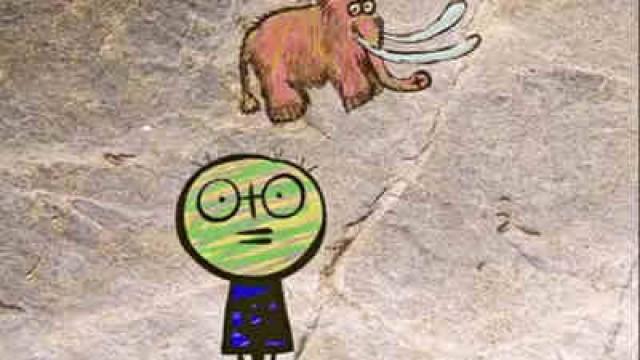 Toto Qui Fait le Guide Dans les Grottes de Lascaux