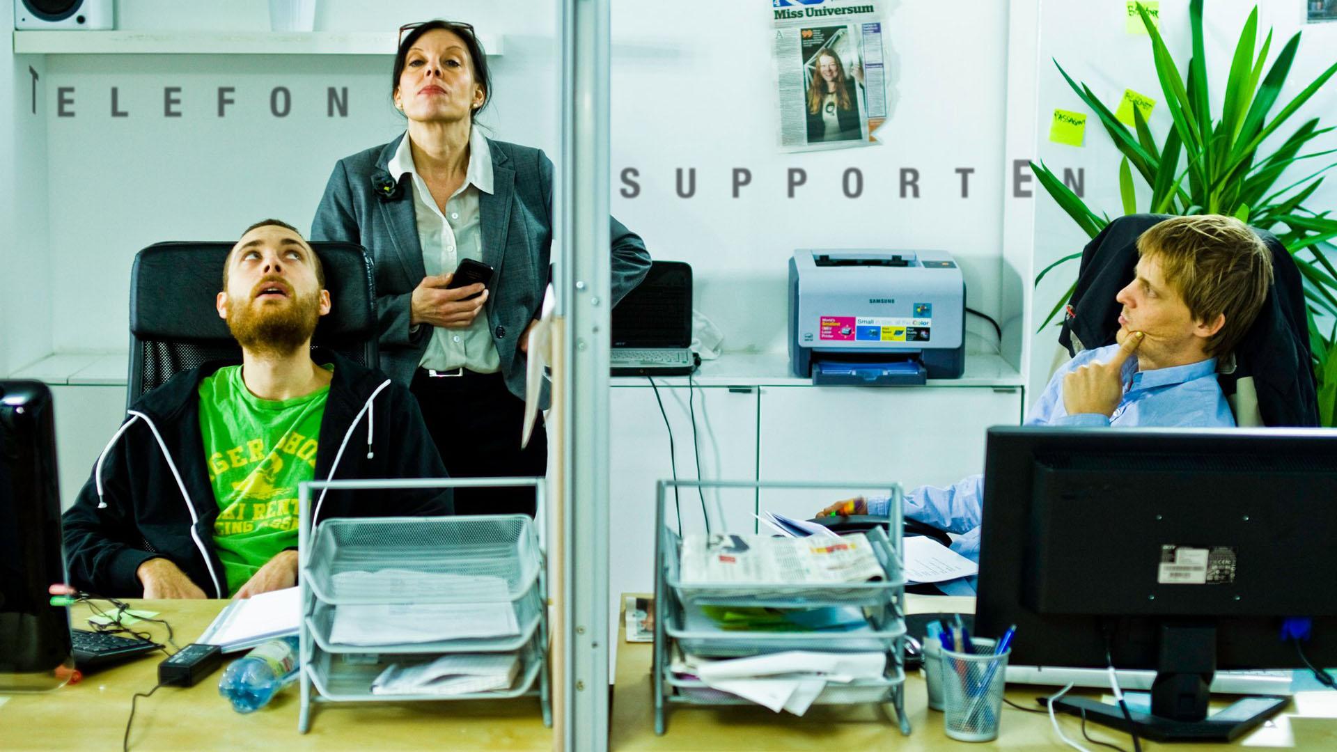 Telefonsupporten