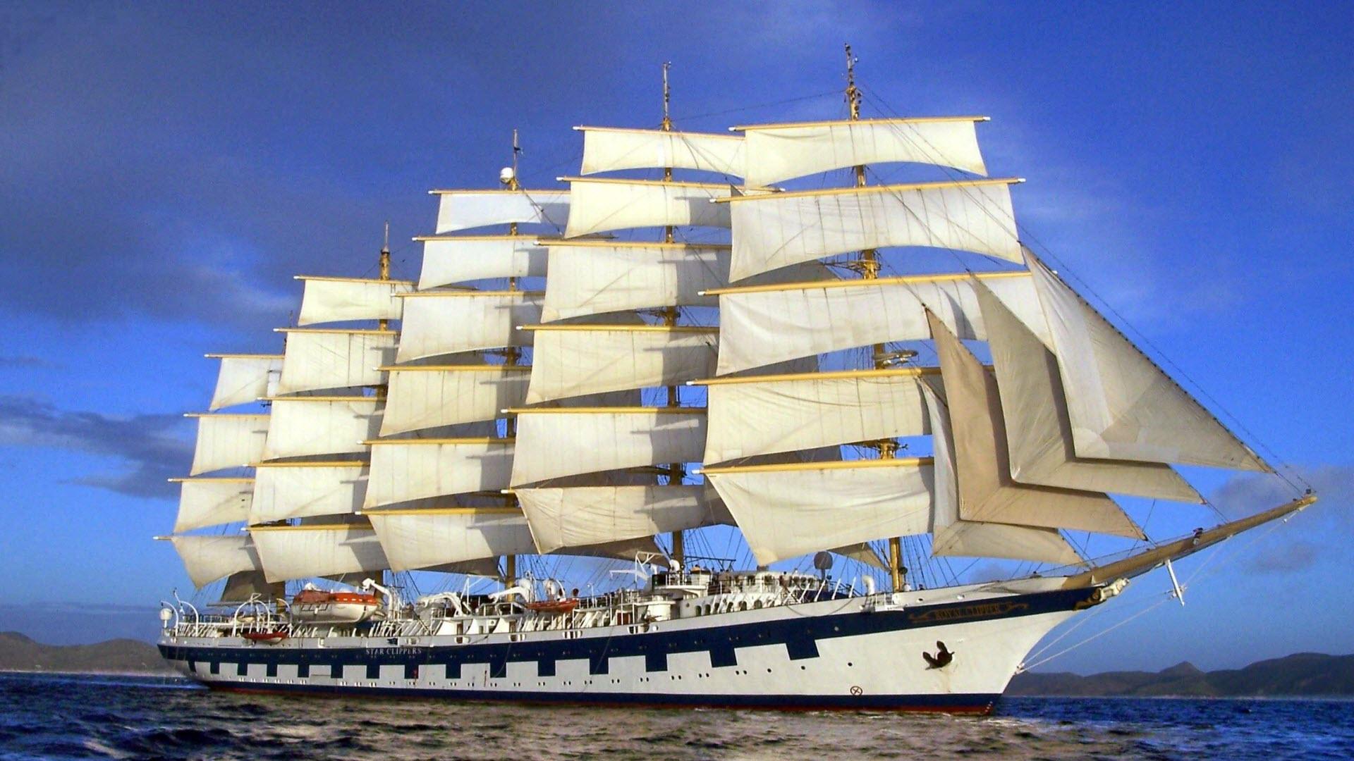 Unter weißen Segeln