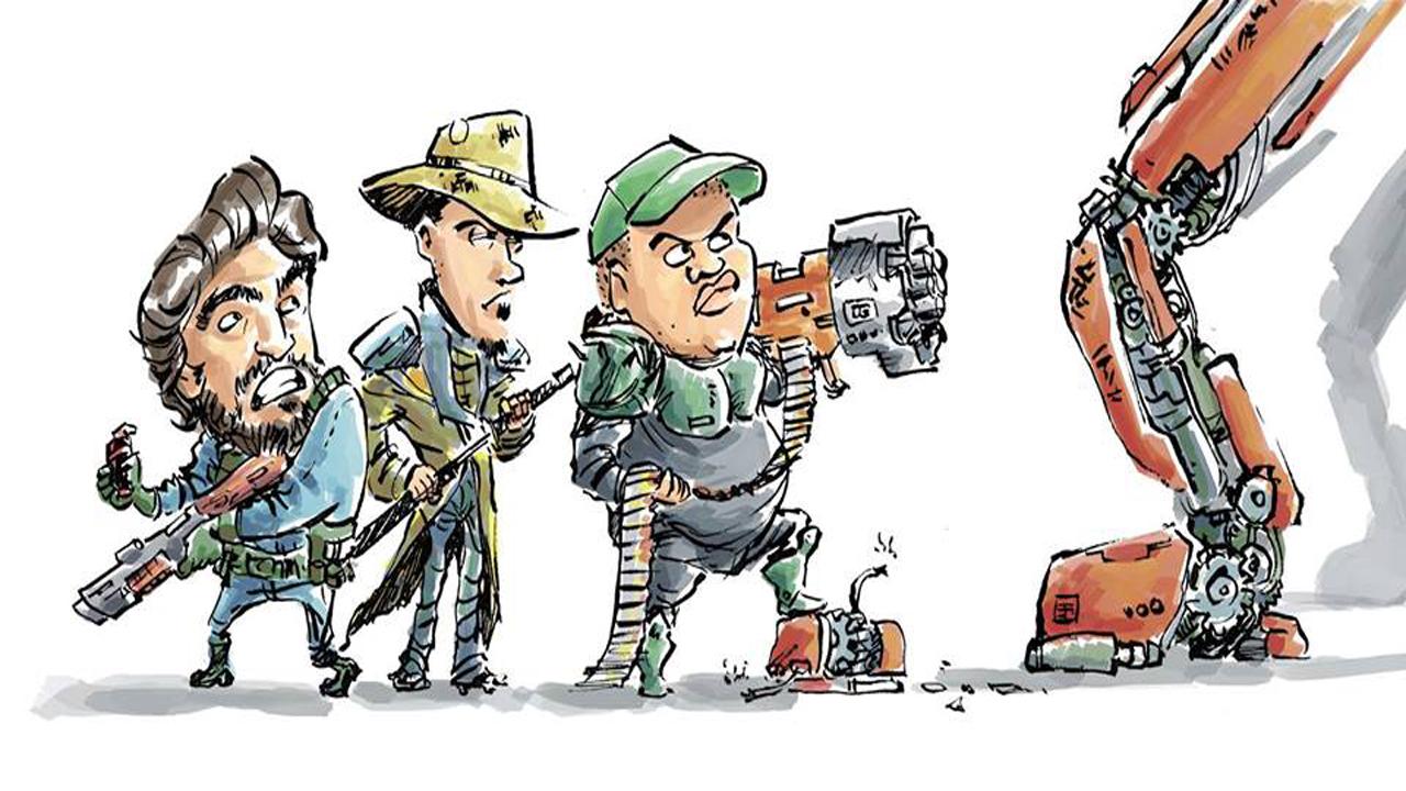 Matando Robôs Gigantes
