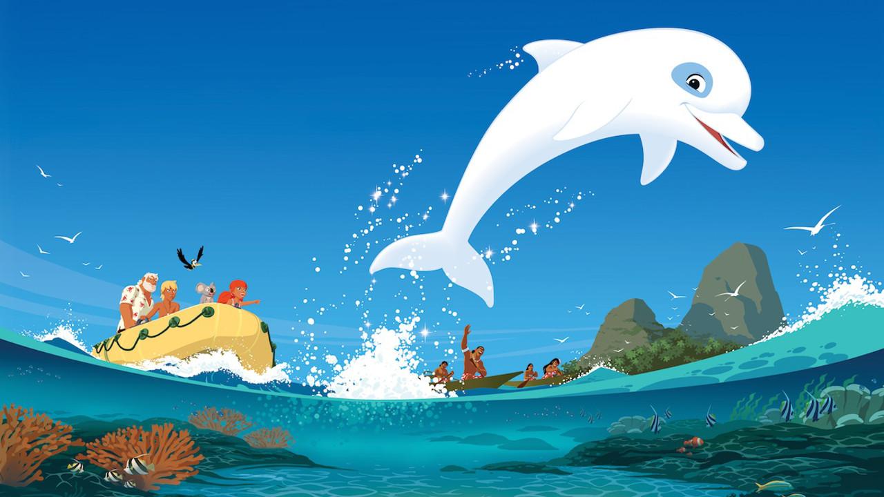Biały delfin Um