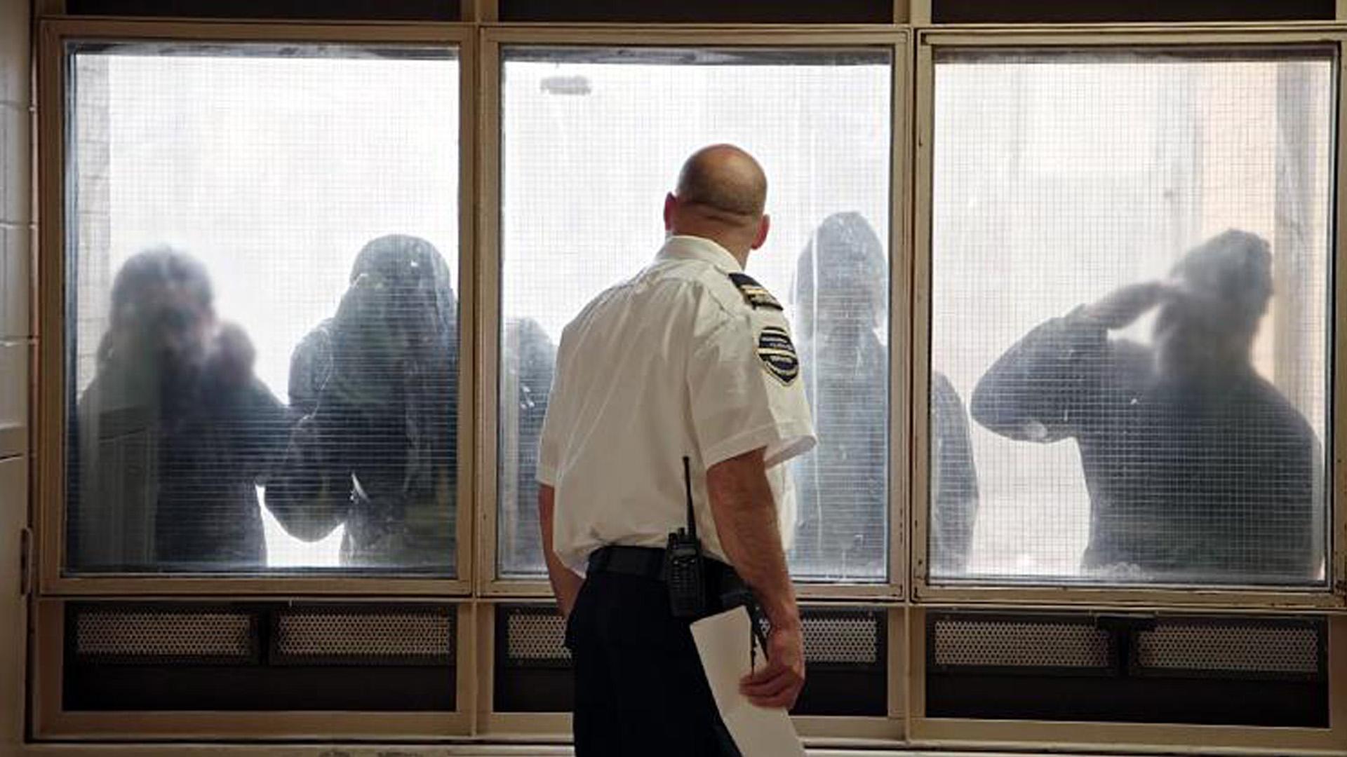 In prison