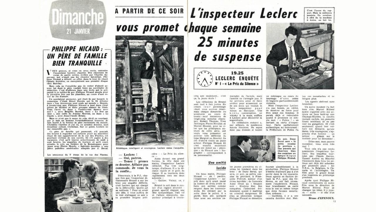 L'Inspecteur Leclerc enquête