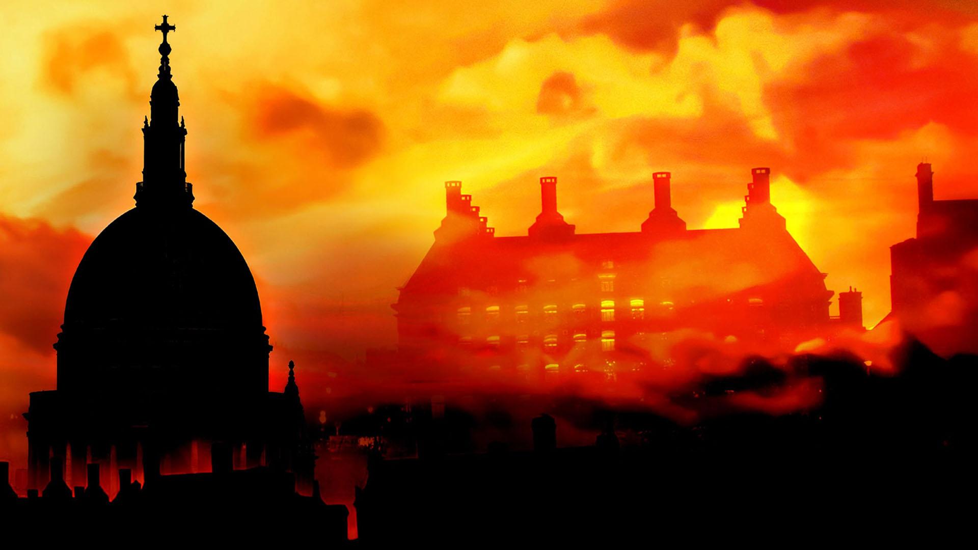 London in Flammen