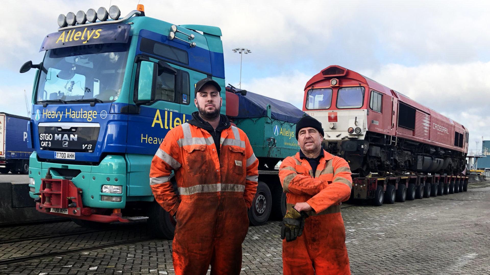 Mission Schwertransport Züge