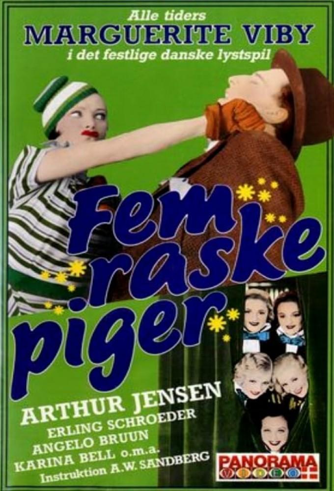 Fem raske piger