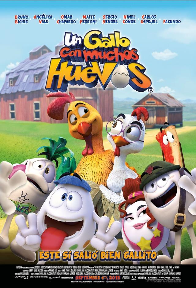 Un gallo con muchos huevos
