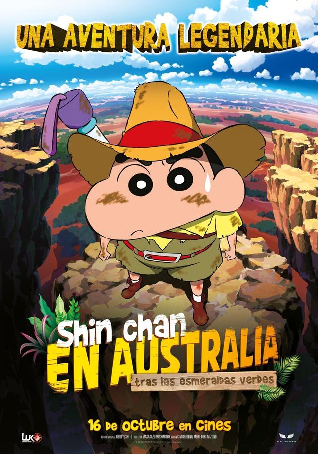 Shin Chan en Australia tras las esmeraldas verdes