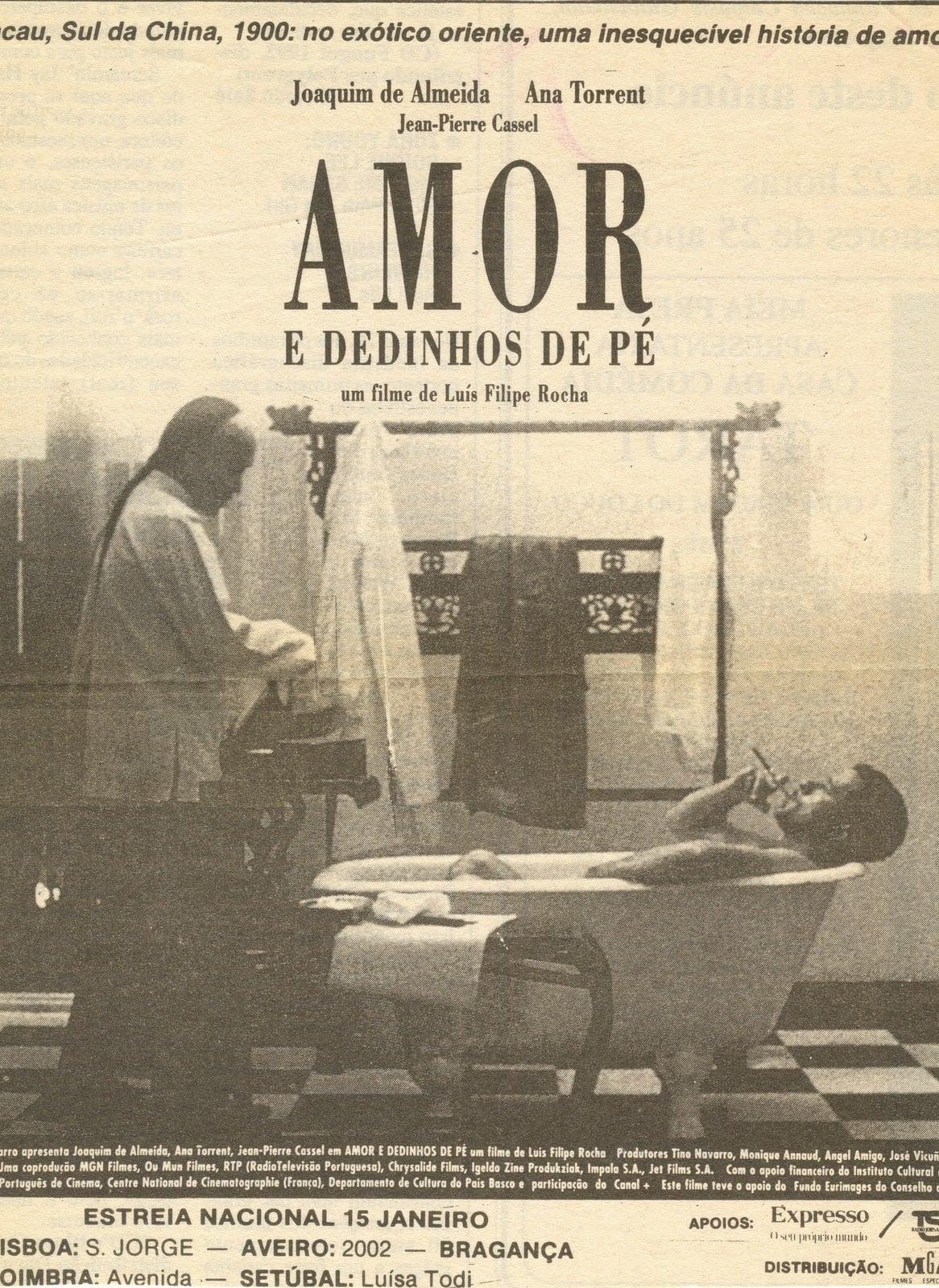 Amour et doigts de pieds
