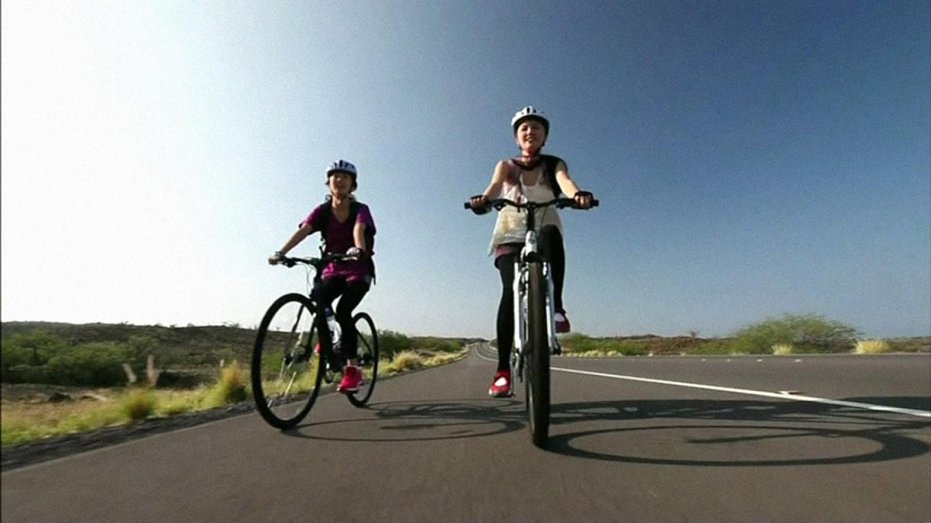 女自転车ふたり旅