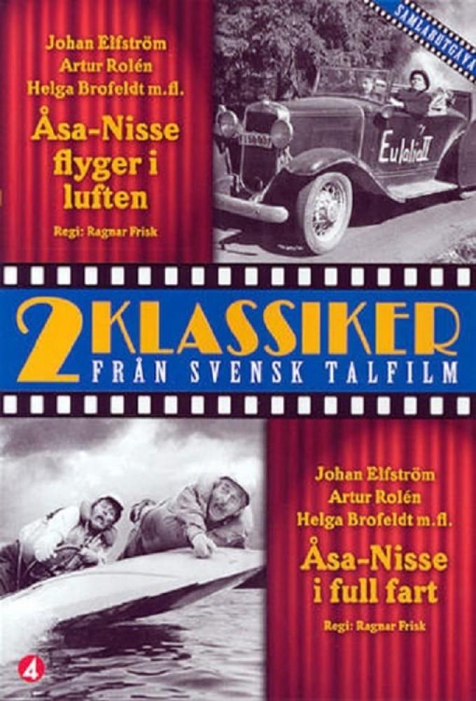 Åsa-Nisse flyger i luften