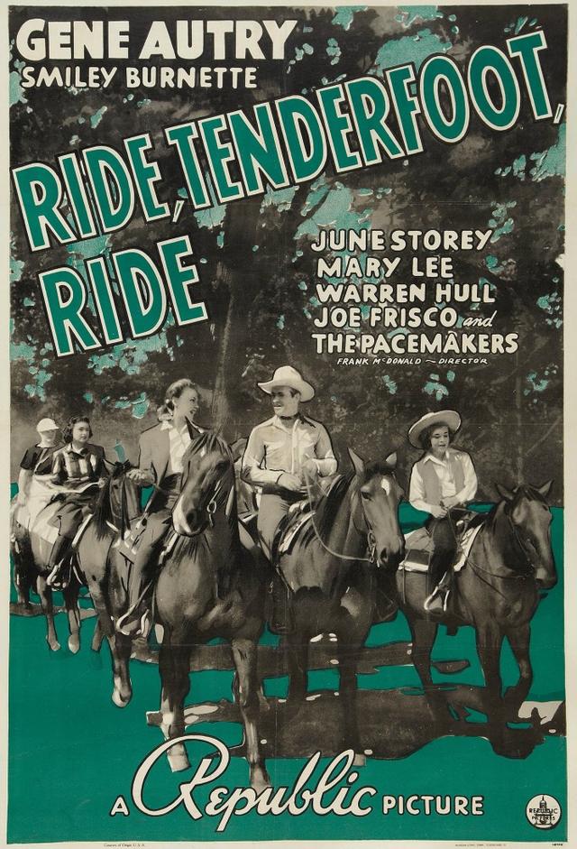 Ride, Tenderfoot, Ride