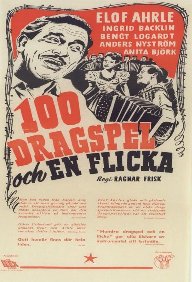100 dragspel och en flicka