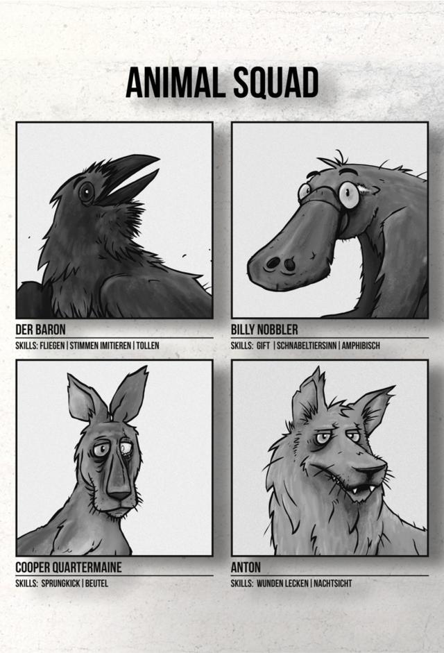 9/11 - Animal Squad | Pen & Paper