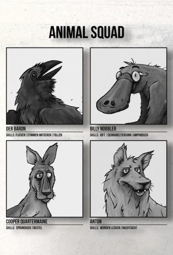 9/11 - Animal Squad | Pen & Paper