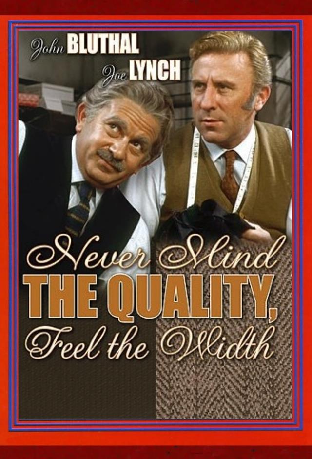 Never Mind the Quality, Feel the Width