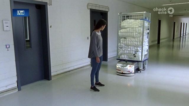 Roboter im Krankenhaus || Bagger