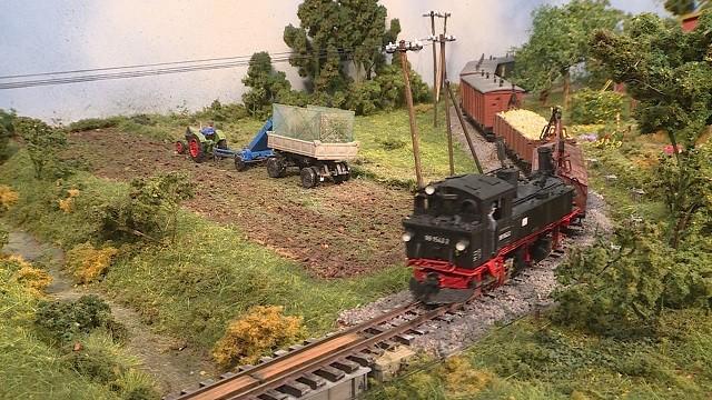 Der Wilde Robert - Döllnitzbahn - Original und Modell