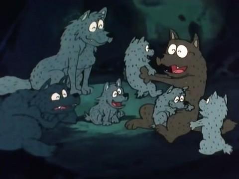 La familia de lobos