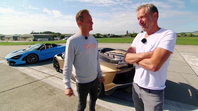 Det sucht Trabi | Hypersport-Cabrios - Lamborghini Aventador SVJ vs. McLaren 720S | Schrottplatz-Fred sucht Oldie