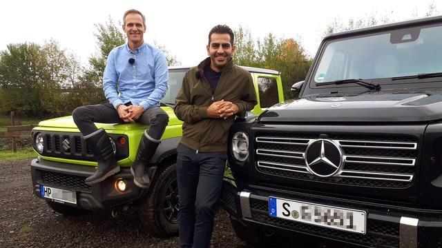 Offroad-David gegen Goliath: Suzuki Jimny vs. Mercedes G-Modell | Legendäres Bergrennen Pikes Peak | Tuningwerkstatt der Folienprinzen | Det sucht 1.000-Euro-Auto