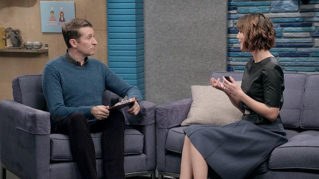 Mary Elizabeth Winstead Wears an A-Line Skirt and Pointy Black Boots